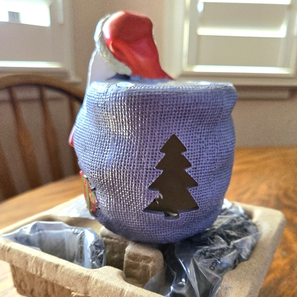 👀50% OFF🎅💀♨️👃🔌NWT‼️Scentsy " Santa Jack Skellington" Mini Warmer w/ Wax Bar - Picture 5 of 16